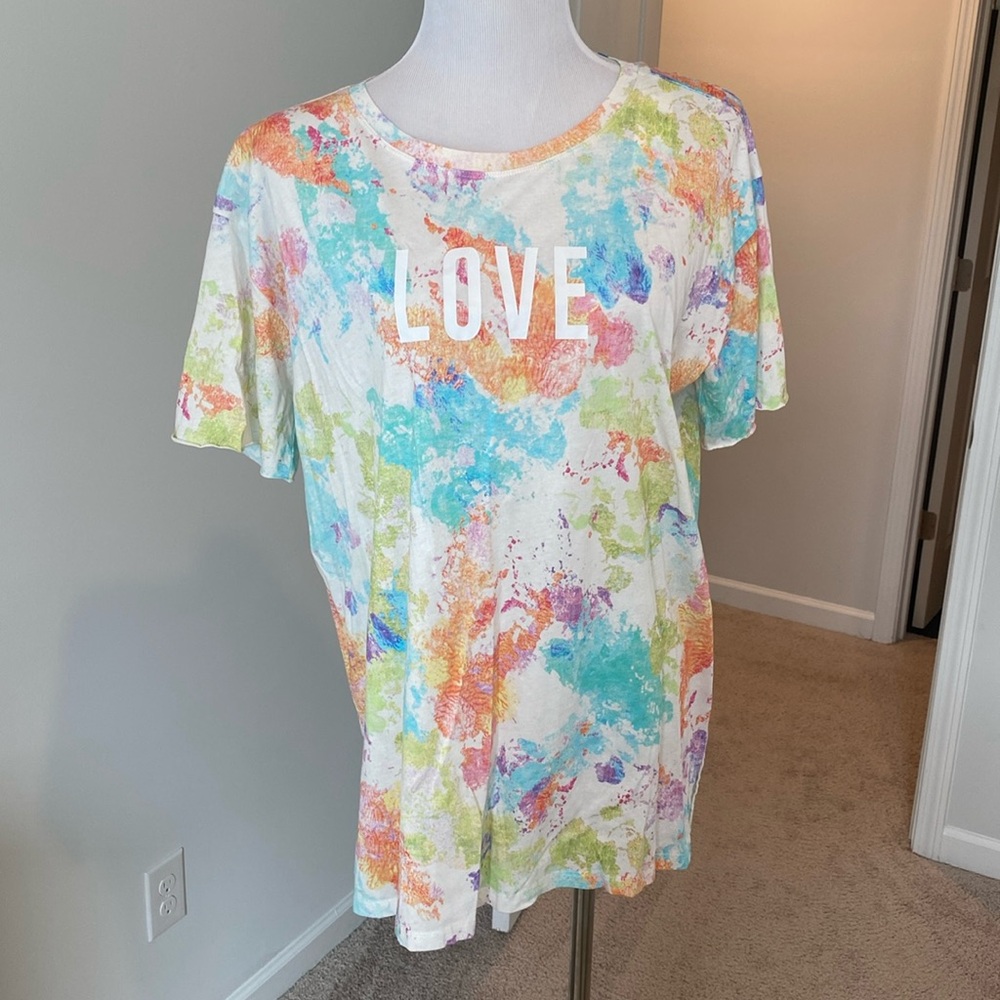 Colorful LOVE Shirt. Never been worn.